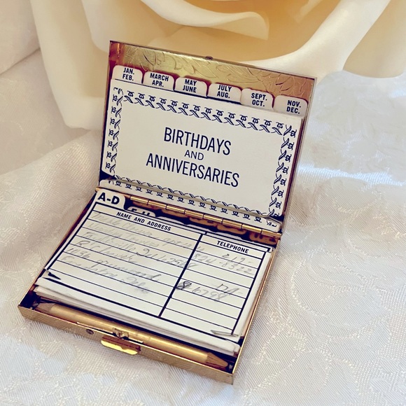 Vintage Names n’ Numbers Index Address Compact - Picture 6 of 6